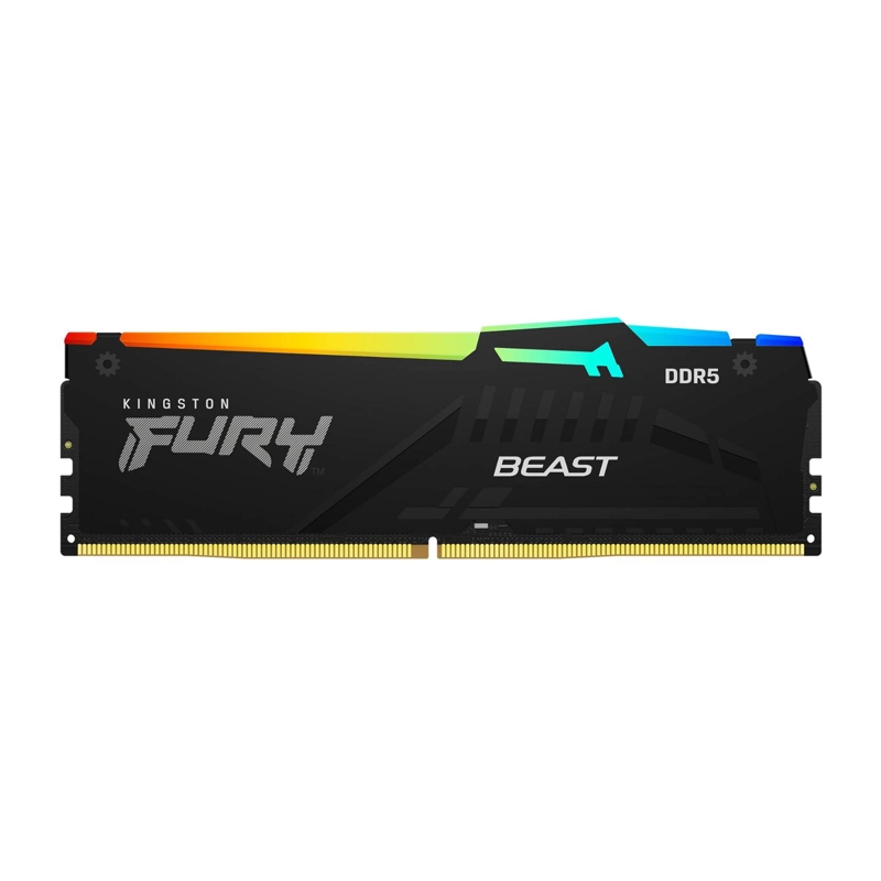 MEMORIA RAM KINGSTON FURY BEAST RGB 8GB DDR5 5600MTS - 2
