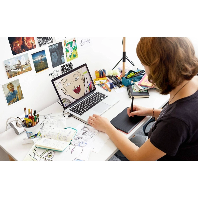 TABLET DIGITALIZADORA WACOM ONE BY SMALL USB NEGRO - 3