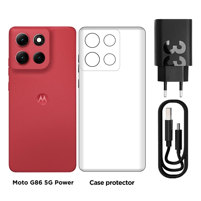SMARTPHONE MOTO G86 POWER 5G 256GB 8GB 6.6' CHERRY - 3