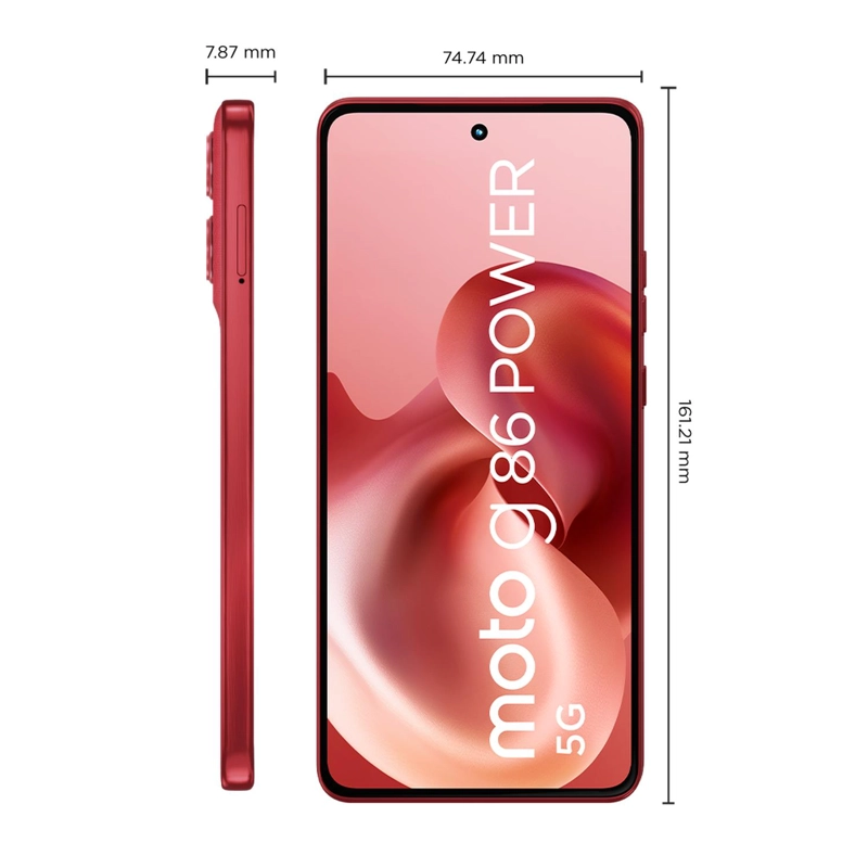 SMARTPHONE MOTO G86 POWER 5G 256GB 8GB 6.6' CHERRY - 4