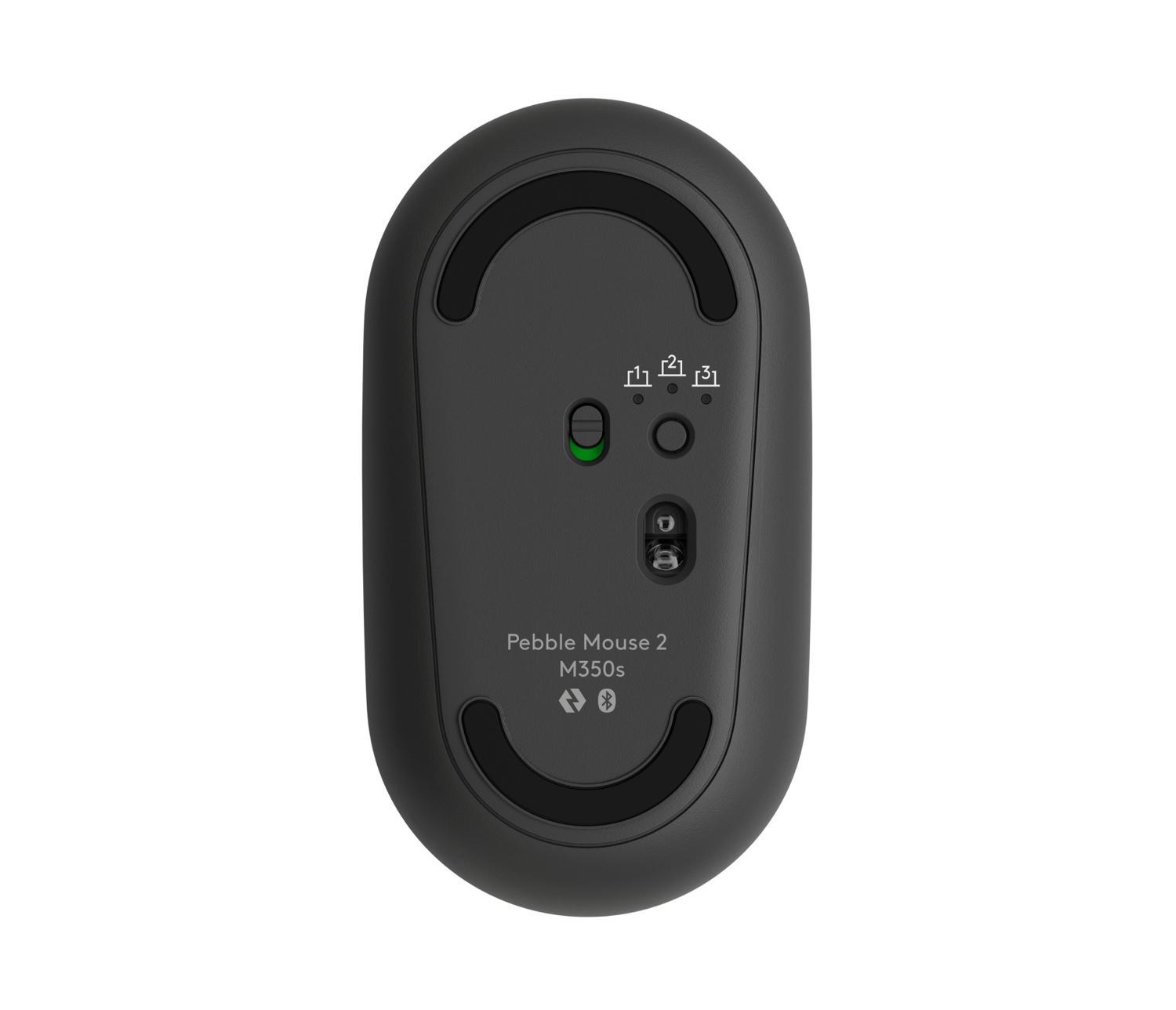 MOUSE INALAMBRICO LOGITECH PEBBLE 2 M350S GRAFITO - 4