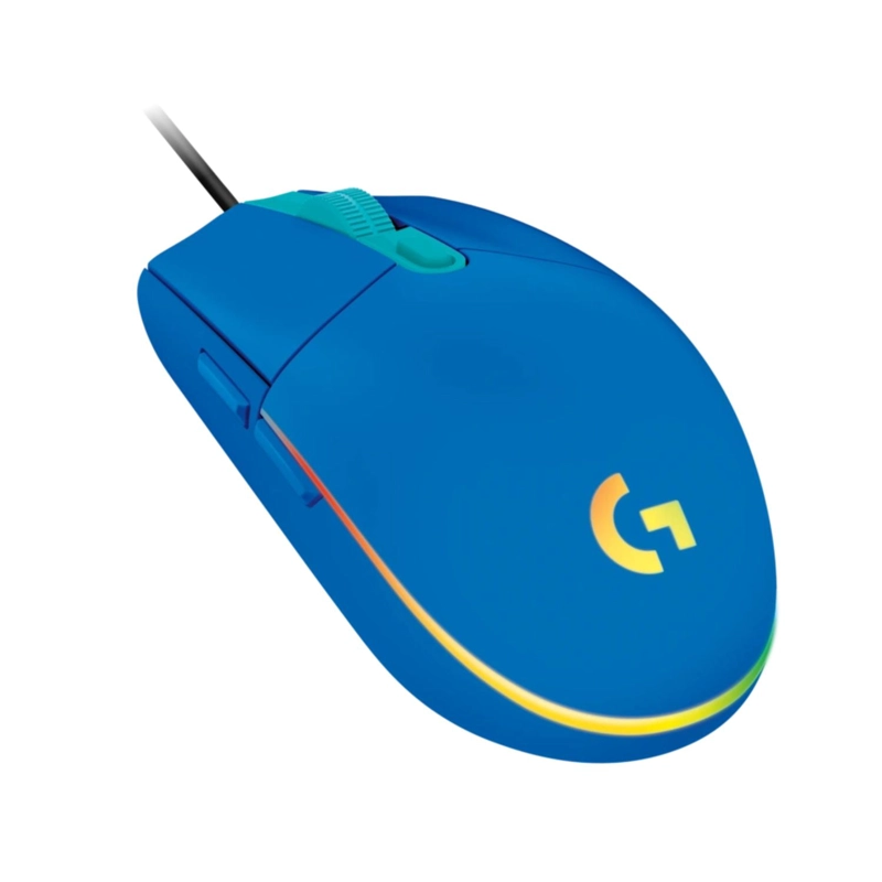 MOUSE GAMER LOGITECH G203 LIGHTSYNC CON CABLE AZUL - 4