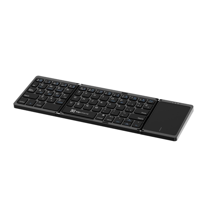 TECLADO INALAMBRICO PLEGABLE FLEXPLIT BLUETOOTH CON TOUCH - 1