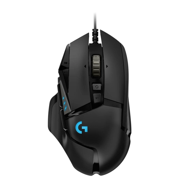 MOUSE GAMER LOGITECH G502 HERO CON CABLE NEGRO - 1