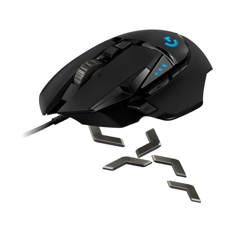 MOUSE GAMER LOGITECH G502 HERO CON CABLE NEGRO - 5