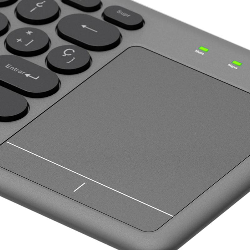 TECLADO INALAMBRICO KEYGLIDER CON PANEL TACTIL - 2