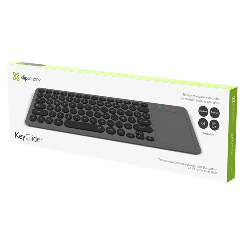 TECLADO INALAMBRICO KEYGLIDER CON PANEL TACTIL - 8