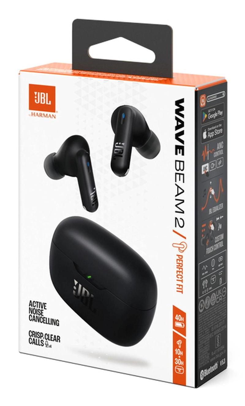 AUDIFONOS INALAMBRICOS JBL WAVE BEAM 2 NEGRO - 6