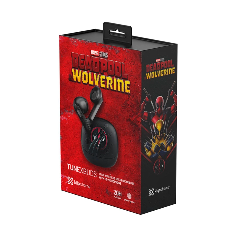 AUDIFONOS INALAMBRICOS TUNEXBUDS DEADPOOL & WOLVERINE - 5