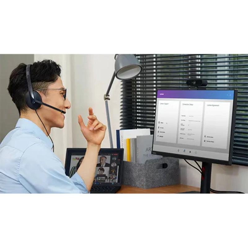 AURICULARES LENOVO VOIP USB-C USB-A PARA MICROSOFT TEAMS - 7
