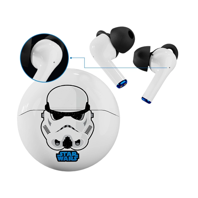 AUDIFONOS INALAMBRICOS GAMING STORMTROOPER ARCUS240 BLANCO - 3