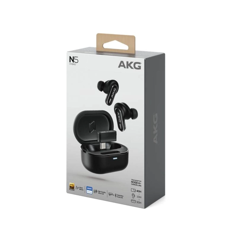AUDIFONOS BLUETOOTH AKG N5 HYBRID ANC NEGRO - 8