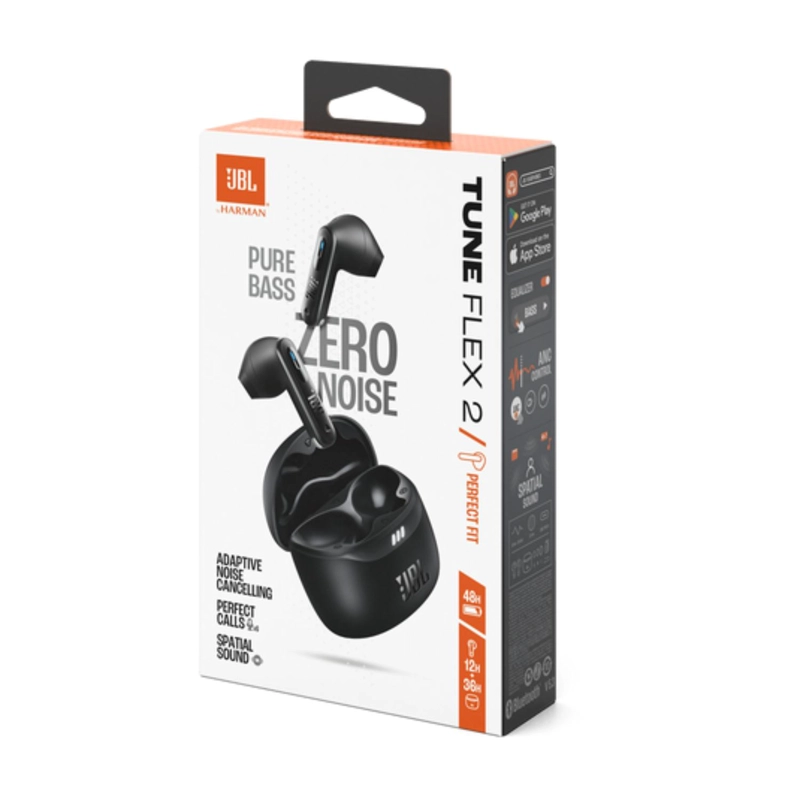 AUDIFONOS JBL TUNE FLEX 2 INALAMBRICOS NEGRO - 7