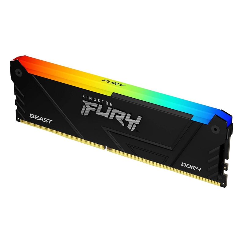MEMORIA RAM KINGSTON FURY BEAST RGB 16 GB DDR4 3600MTS - 2