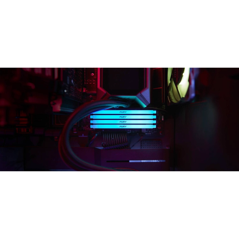 MEMORIA RAM KINGSTON FURY BEAST RGB 16 GB DDR4 3600MTS - 6