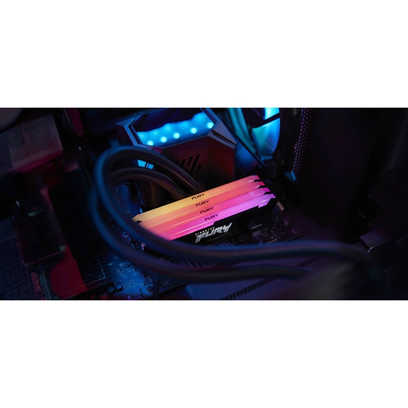MEMORIA RAM KINGSTON FURY BEAST RGB 16 GB DDR4 3600MTS - 8