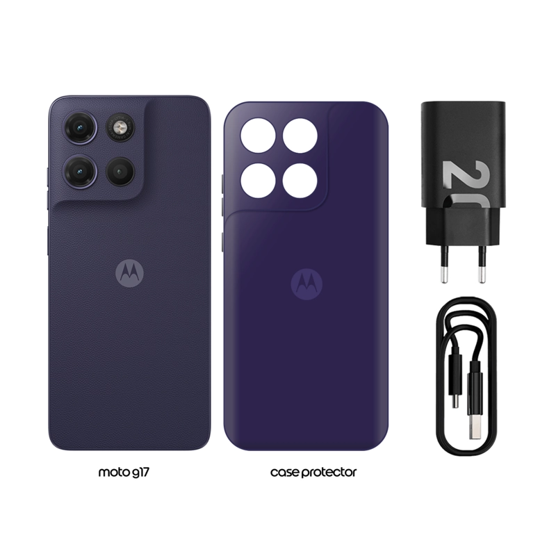 SMARTPHONE MOTOROLA MOTO G17 128GB 4GB AZUL ANDROID 15 - 2