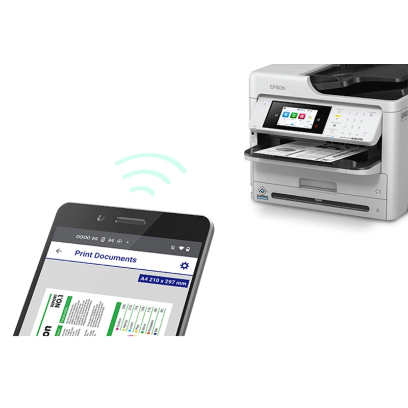 IMPRESORA MULTIFUNCIONAL EPSON WF-M5899 MONOCROMATICA WIFI - 3