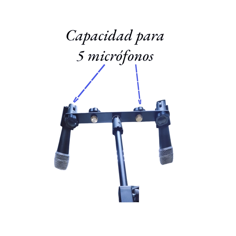 SOPORTE PARA 5 MICROFONOS HAMILTON KBC40M - 3
