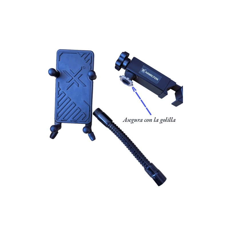 SOPORTE SMARTPHONE PARA MUSICOS HAMILTON KB125E NEGRO - 3