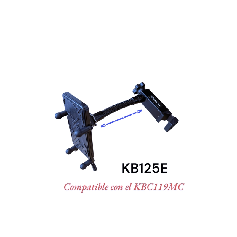 SOPORTE SMARTPHONE PARA MUSICOS HAMILTON KB125E NEGRO - 4