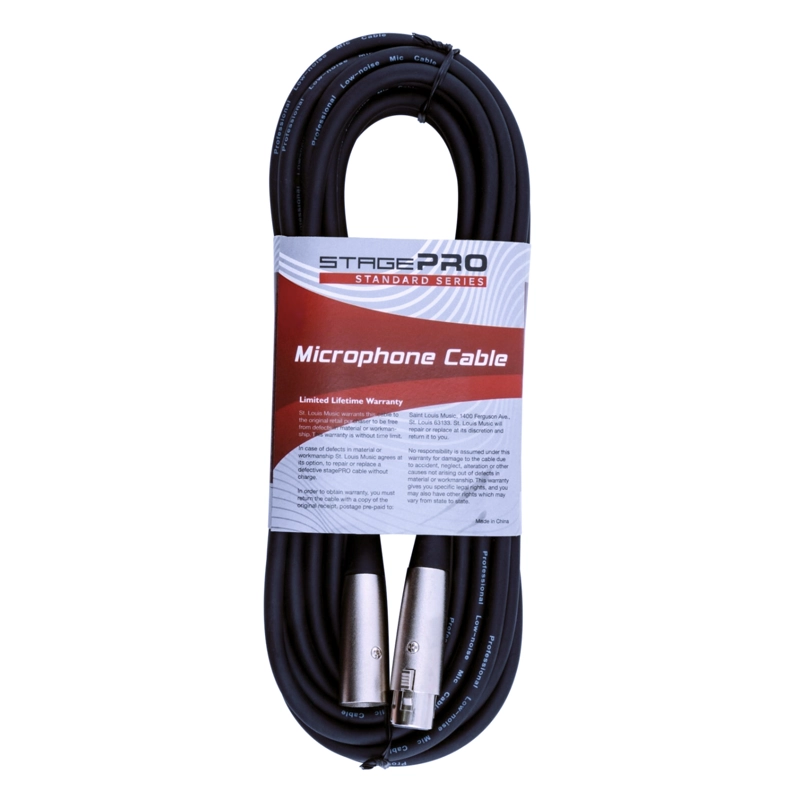 CABLE MICROFONO 6M STAGE PRO XLR SPG20ML - 1