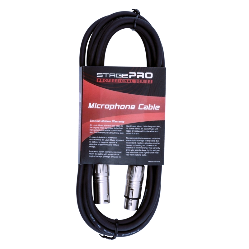 CABLE MICROFONO 3M STAGEPRO XLR SPGP10ML - 1