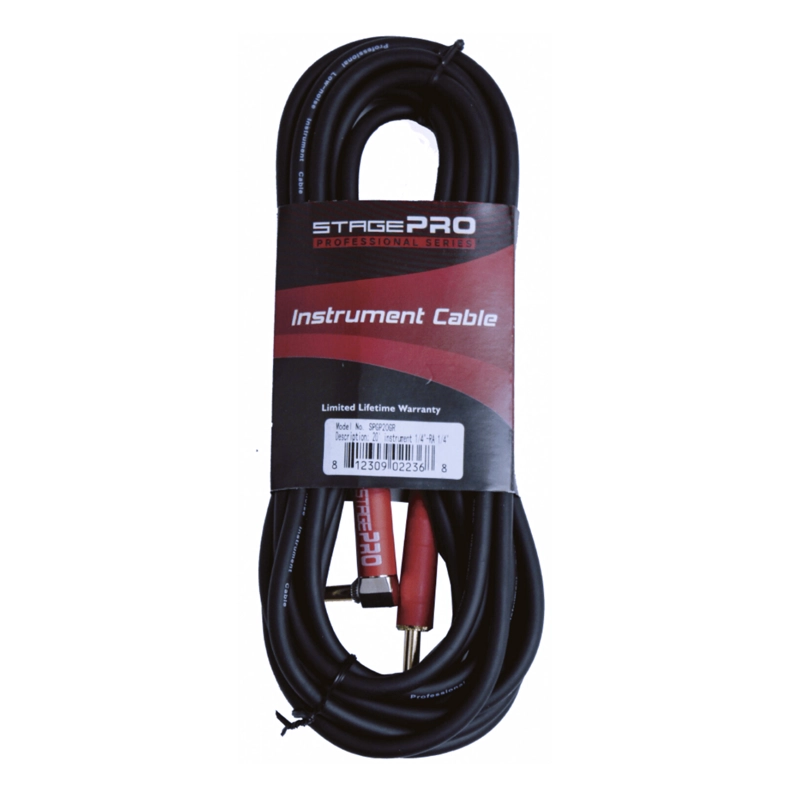 CABLE PARA INSTRUMENTO 6M STAGE PRO SPGP20GR L - 5
