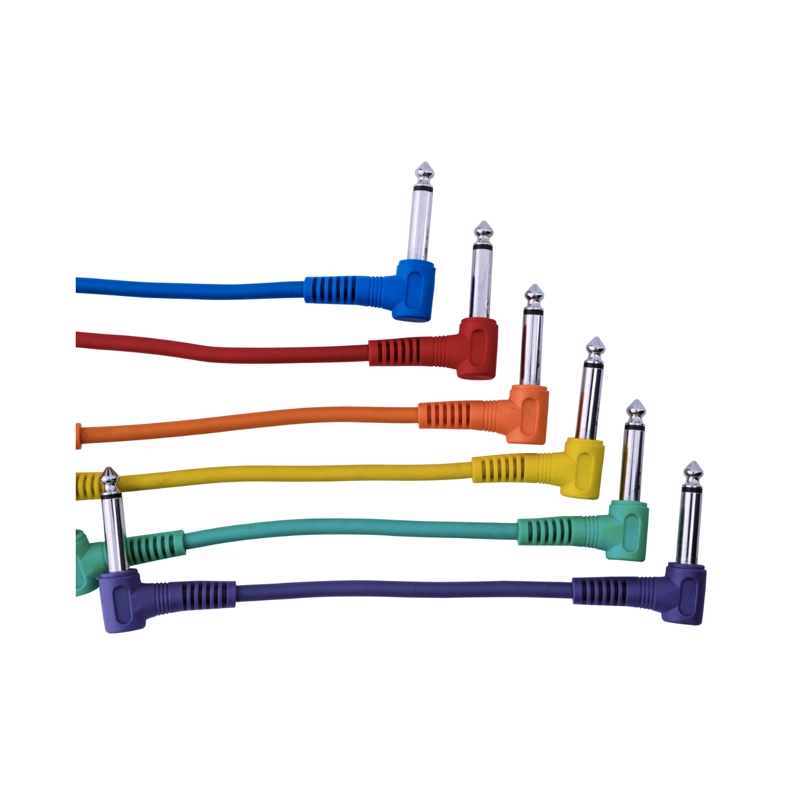 PACK 6 CABLES PARA INSTRUMENTO 15CM STAGE PRO SPG6 - 2