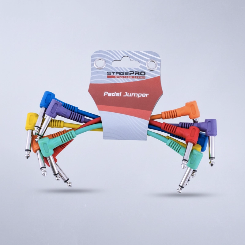 PACK 6 CABLES PARA INSTRUMENTO 15CM STAGE PRO SPG6 - 3