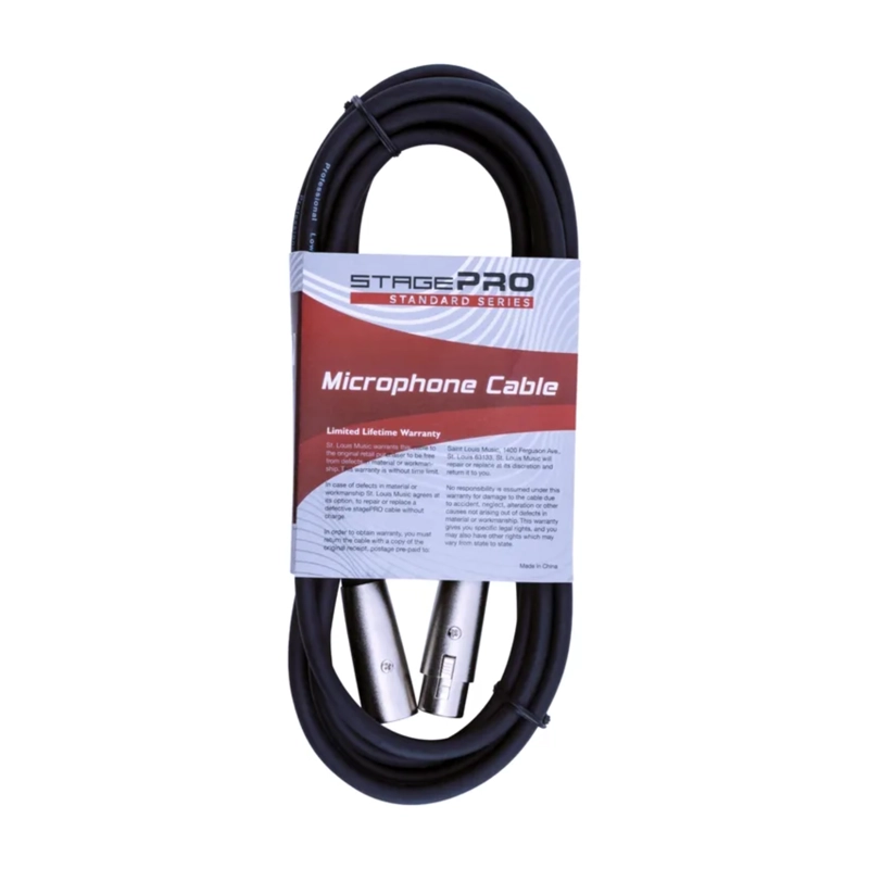 CABLE MICROFONO 3M STAGE PRO XLR SPG10ML - 1