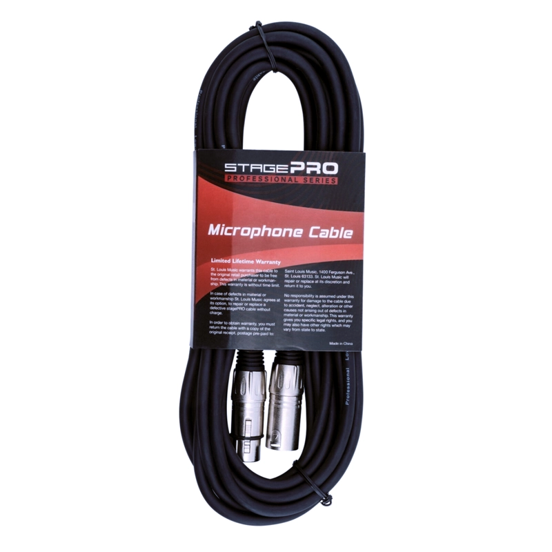 CABLE MICROFONO 6M STAGEPRO XLR SPGP20ML - 1