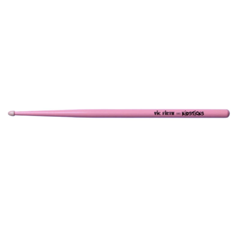 BAQUETAS VIC FIRTH KIDSTICKS ROSA PARA NIÑOS MADERA - 1