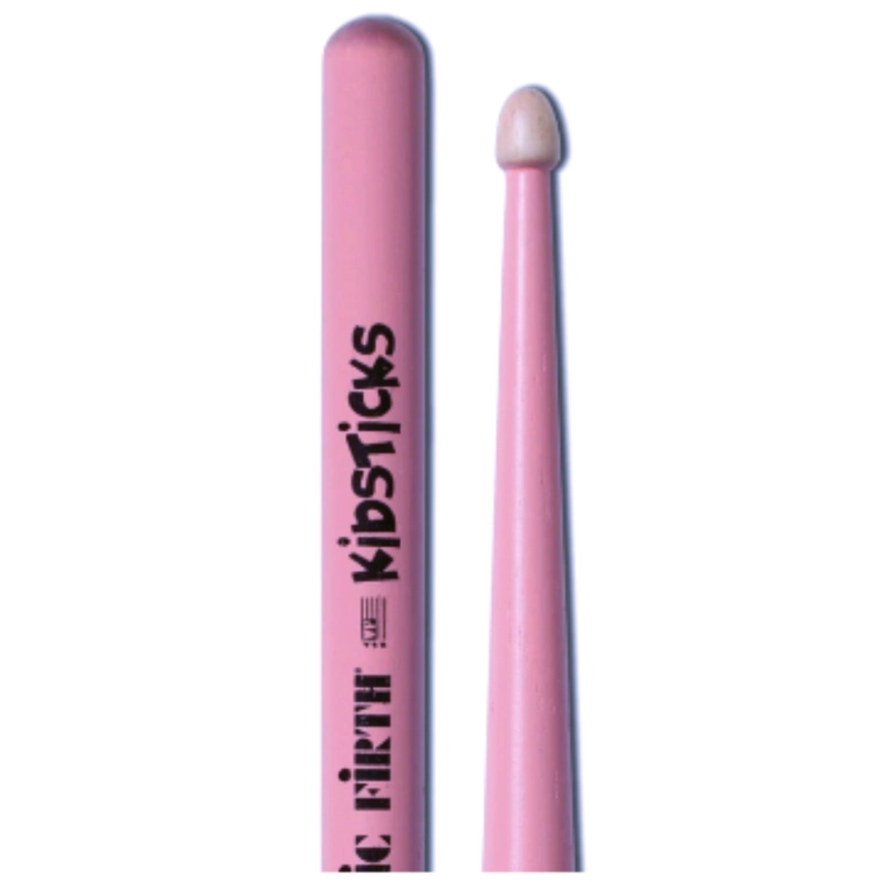 BAQUETAS VIC FIRTH KIDSTICKS ROSA PARA NIÑOS MADERA - 5