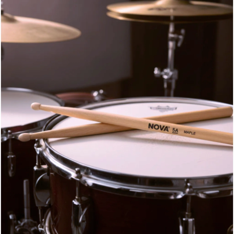 BAQUETAS VIC FIRTH NOVA NM5AN MAPLE 5A PUNTA NYLON - 2