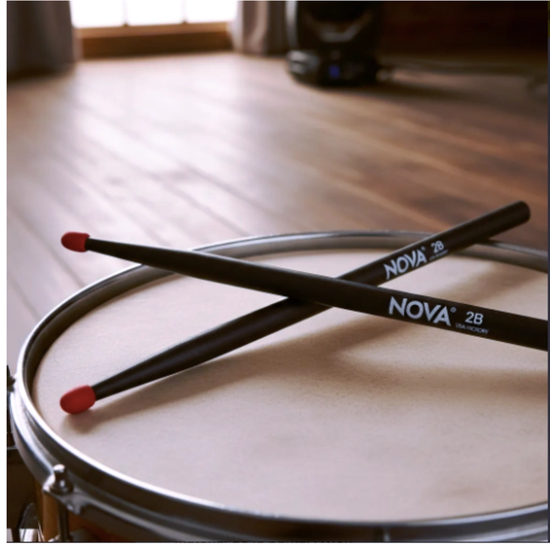 BAQUETAS VIC FIRTH NOVA N2BN 2B PUNTA NYLON - 3
