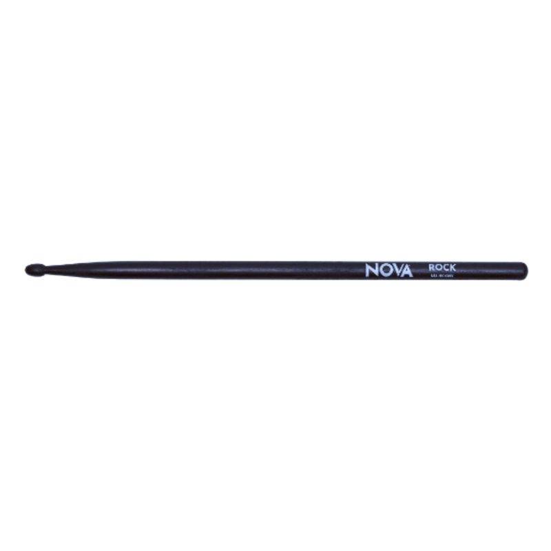 BAQUETAS NOVA ROCK CLASSIC BLACK HICKORY PUNTA MADERA - 1