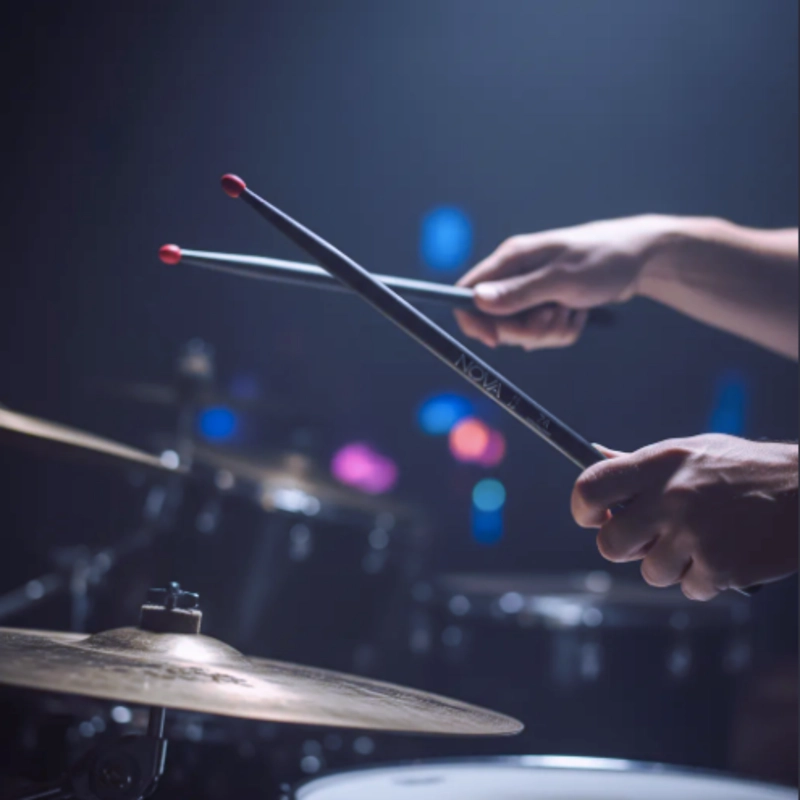 BAQUETAS VIC FIRTH NOVA N7AN 7A PUNTA NYLON NEGRAS - 3