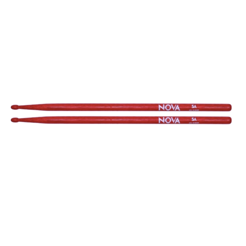 BAQUETAS VIC FIRTH NOVA N5AR 5A ROJAS PUNTA MADERA - 2