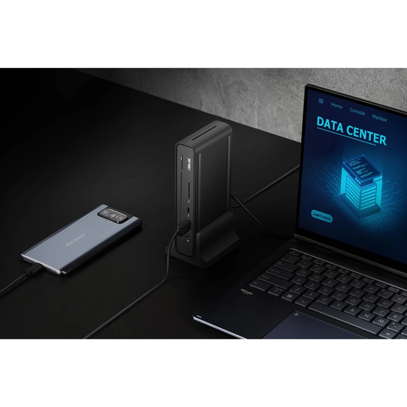 DOCKING STATION ASUS DC300 USB-C HASTA 3 PANTALLAS 4K - 8