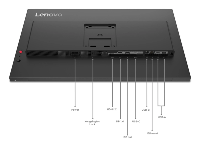 MONITOR LENOVO THINKVISION P27QD-40 27' QHD IPS 120HZ - 7