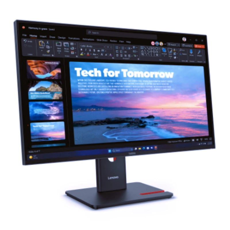 MONITOR LENOVO T27QD-40 27' QHD IPS 120HZ USB-C 100W - 3