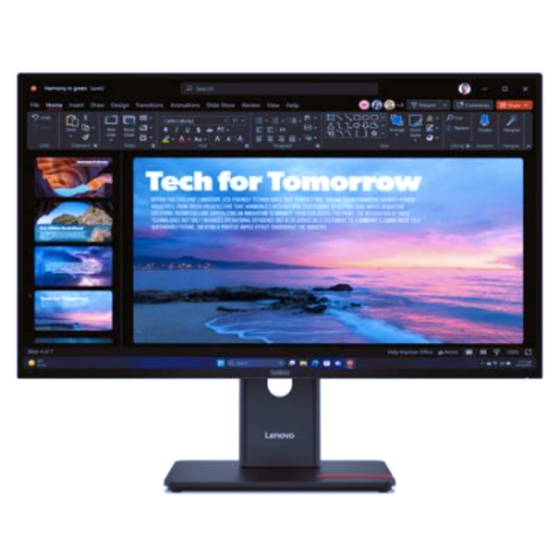 MONITOR LENOVO T27QD-40 27' QHD IPS 120HZ USB-C 100W - 4