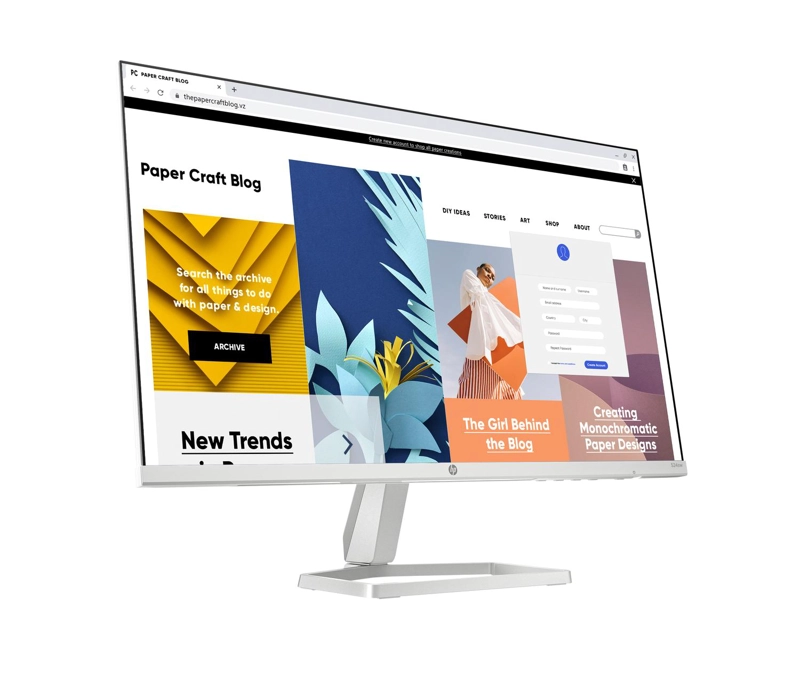 MONITOR HP SERIE 5 524SW 23.8' FHD IPS 100HZ BLANCO - 2
