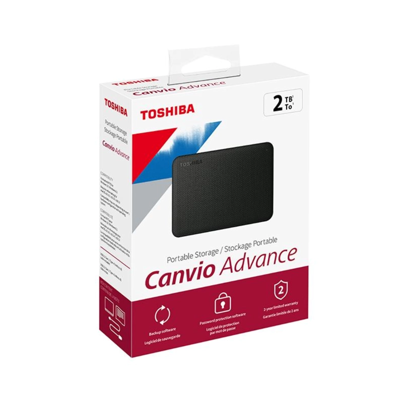 DISCO DURO TOSHIBA CANVIO ADVANCE 2TB USB 3.0 NEGRO - 6