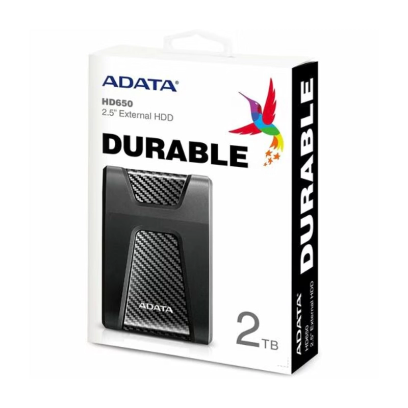 DISCO PORTATIL ADATA HD650 2TB USB 3.2 NEGRO - 5