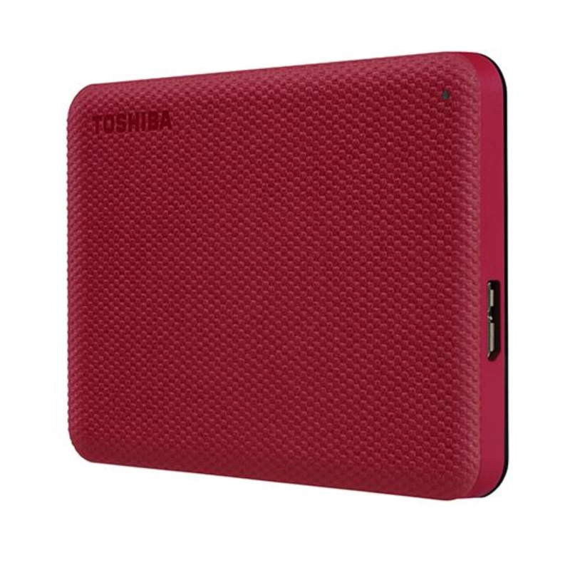DISCO DURO TOSHIBA CANVIO ADVANCE 2TB USB 3.0 ROJO - 1