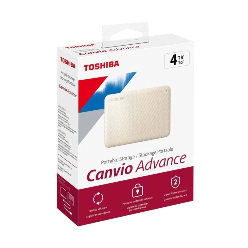 DISCO DURO EXTERNO TOSHIBA CANVIO ADVANCE 4TB USB 3.0 - 3