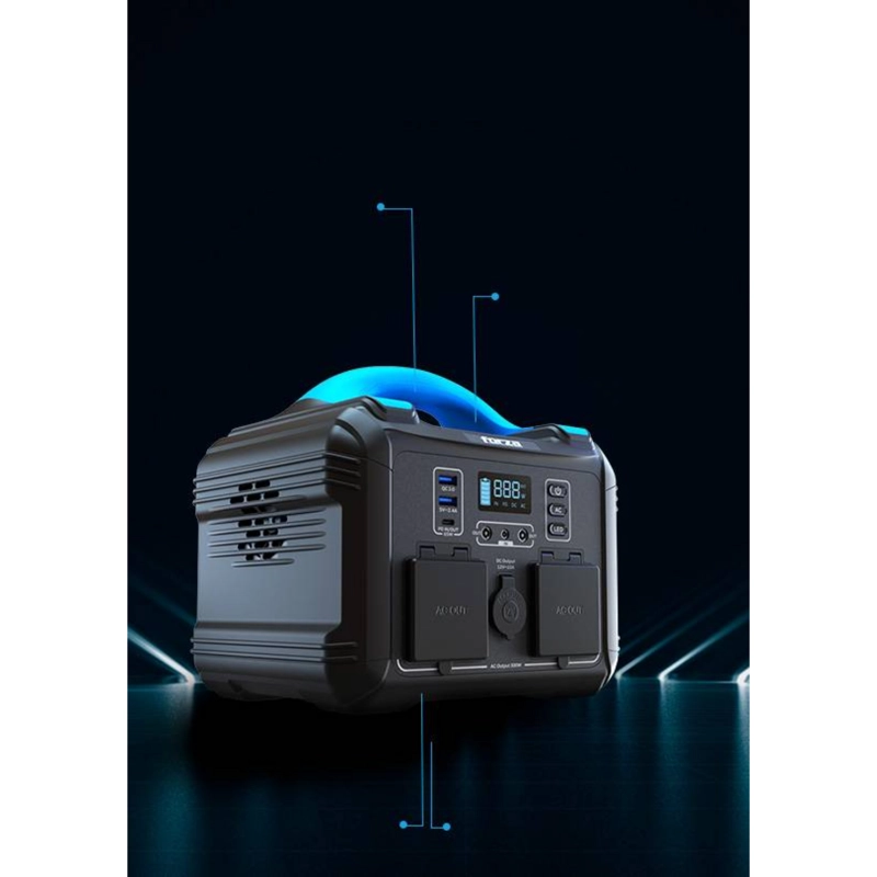 GENERADOR PORTATIL FORZA TITAN 300W 220V 236WH - 8