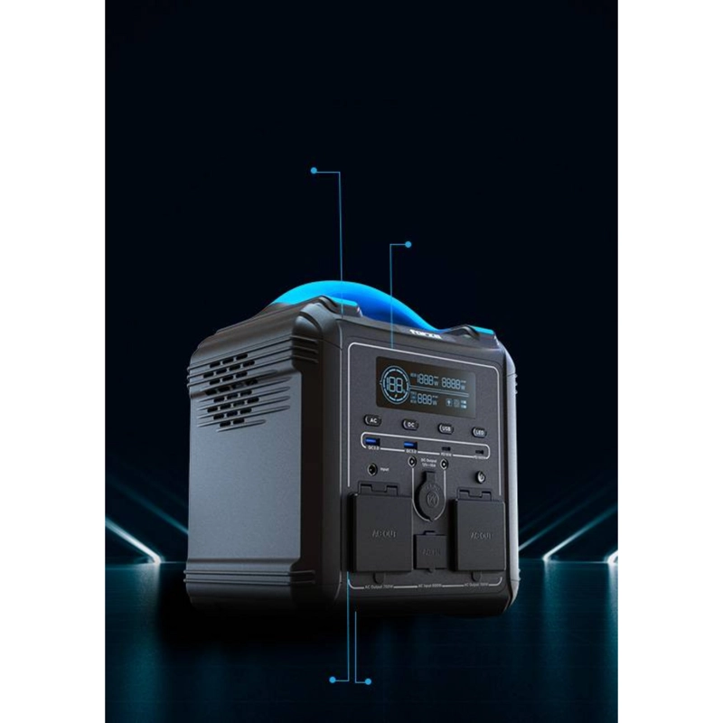 GENERADOR PORTATIL FORZA TITAN 700W 220V 551WH - 9